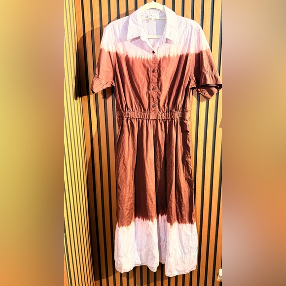 A.L.C. DEMI DIP DYE SHIRT DRESS‎ Sz 10 - Picture 2 of 8
